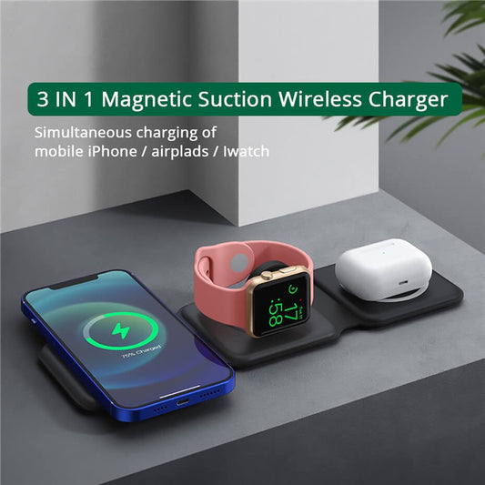 3-in-1 Magnetic Foldable Wireless Charger™